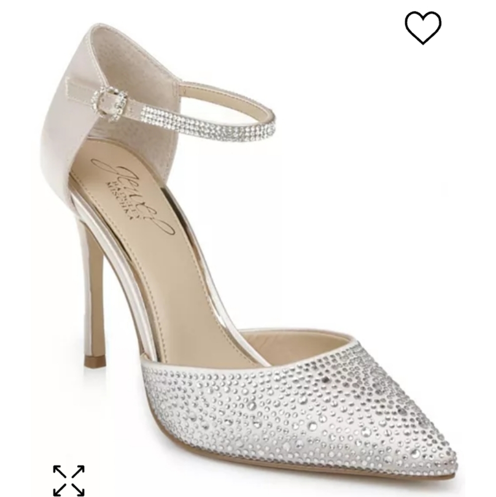Jewel by Badgley Mischka Jailene Evening Pumps Champagne -5.5 - Picture 1 of 10